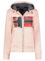 Geographical Norway Bluza "Farlotte" w kolorze jasnoróżowym rozmiar: M. Różowe bluzy damskie Geographical Norway, m, z aplikacjami, bez kaptura. Za 118.01 zł.