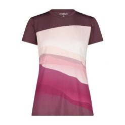 Damska koszulka z gradientem CMP. Brązowe bluzki damskie CMP, bez wzorów, sportowe, bez kołnierzyka, bez ramiączek. Za 212.50 zł.