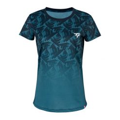 Koszulka tenisowa damska Tecnifibre X-Loop Tee. Niebieskie bluzki damskie TECNIFIBRE, xs, bez wzorów, bez kołnierzyka, bez ramiączek. Za 179.99 zł.