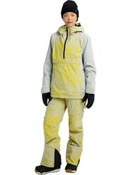 Burton Kurtka narciarska "[ak] Kimmy GORE-TEX 2L" w kolorze żółto-szarym rozmiar: L. Szare kurtki sportowe damskie Burton, l, bez wzorów, z gore-texu, bez kaptura. Za 1,464.95 zł.