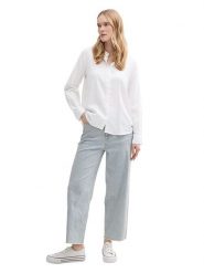 Tom Tailor Koszula w kolorze białym rozmiar: 44. Białe koszule damskie Tom Tailor, bez wzorów, bez kołnierzyka, bez ramiączek. Za 78.66 zł.