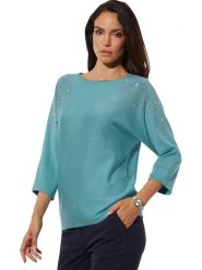 WITT WEIDEN Koszulka w kolorze turkusowym rozmiar: 36. Niebieskie bluzki damskie WITT WEIDEN, bez wzorów, bez kołnierzyka, bez ramiączek. Za 104.99 zł.