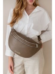 Anna Morellini Skórzana saszetka "Lolanda" w kolorze szarobrązowym - 36 x 22 x 12 cm rozmiar: onesize. Brązowe nerki i saszetki damskie Anna Morellini, bez wzorów, z materiału. Za 260.99 zł.