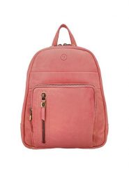 HIDE & STITCHES Skórzany plecak "Daydreamer" w kolorze różowym - 23,5 x 25,5 x 8,5 cm rozmiar: onesize. Różowe plecaki HIDE & STITCHES, bez wzorów, z materiału. Za 304.99 zł.