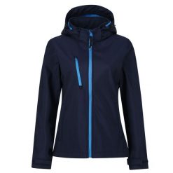 Kurtka Damska Venturer 3 Layer Hooded Soft Shell Jacket. Niebieskie kurtki damskie Regatta, l, bez wzorów, bez kaptura. Za 198.99 zł.