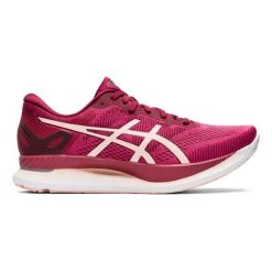 Kapcie sportowe Asics Glideride Różowe. Czerwone kapcie damskie Asics, z syntetyku. Za 680.85 zł.