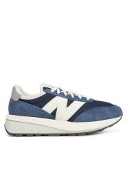 New Balance Sneakersy U370AG Granatowy. Niebieskie obuwie sportowe damskie New Balance, ze skóry, bez zapięcia. Za 319.99 zł.