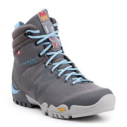 Buty trekkingowe Garmont Integra High Wp Thermal W 481051-603 czarne. Czarne obuwie trekkingowe damskie z materiału, bez zapięcia. Za 998.85 zł.