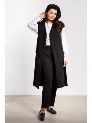 Awama Kamizelka w kolorze czarnym rozmiar: L. Czarne kamizelki damskie Awama, l, bez wzorów, z tkaniny, bez kaptura. Za 174.99 zł.