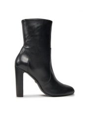 Stuart Weitzman Botki Vida 100 Zip Bootie SG232 Czarny. Czarne botki damskie Stuart Weitzman, ze skóry, bez obcasa, na słupku, bez zapięcia. Za 2,249.00 zł.