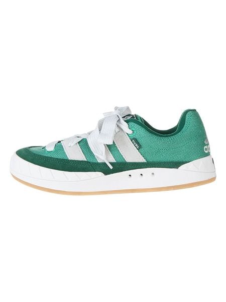 Adidas Skórzane sneakersy "Adimatic" w kolorze zielonym rozmiar: 40. Zielone obuwie sportowe damskie Adidas, bez zapięcia. Za 171.28 zł.