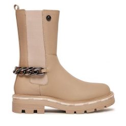Botki Liu Jo. Brązowe botki damskie Liu Jo, bez obcasa, na płaskiej podeszwie, bez zapięcia. Za 709.99 zł.