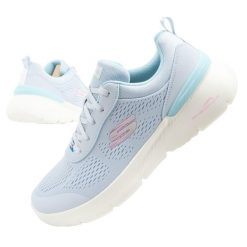 Buty sportowe sneakersy damskie Skechers Air Dynamight 2.0. Fioletowe obuwie sportowe damskie SKEARS, bez zapięcia, do biegania. Za 235.46 zł.