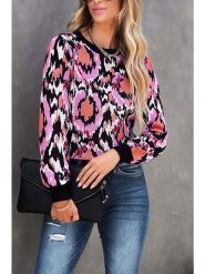 Milan Kiss Sweter ze wzorem rozmiar: S. Swetry klasyczne damskie Milan Kiss, s, z bawełny, bez kołnierzyka. Za 131.74 zł.