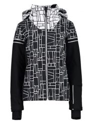Cmp Kurtka narciarska w kolorze czarno-białym rozmiar: 48. Czarne kurtki sportowe damskie CMP, bez wzorów, z tkaniny, bez kaptura. Za 213.69 zł.