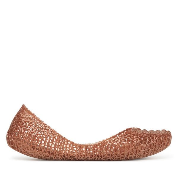 Baleriny Melissa. Brązowe balerinki damskie Melissa, bez wzorów. Za 209.99 zł.