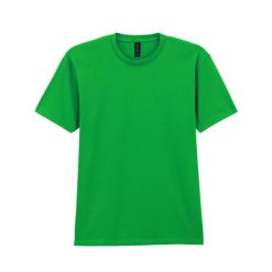 Koszulka Unisex Dla Dorosłych Softstyle Midweight. Zielone bluzki damskie GILDAN, xl, bez wzorów, bez kołnierzyka, bez ramiączek. Za 44.99 zł.