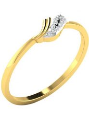 Vittoria Jewels Złoty pierścionek z diamentami rozmiar: 54. Żółte pierścionki damskie Vittoria Jewels, z diamentem, złote. Za 461.21 zł.