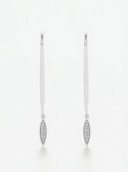 ATELIER DU DIAMANT Złote kolczyki-kreole "Daphné" z diamentami rozmiar: onesize. Szare kolczyki damskie ATELIER DU DIAMANT, z diamentem, złote. Za 1,304.99 zł.