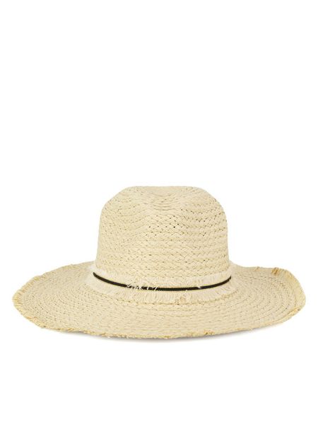 Jenny Fairy Kapelusz 4W3-006-SS24 Beżowy. Brązowe kapelusze damskie Jenny Fairy, bez wzorów, z poliesteru. Za 49.99 zł.