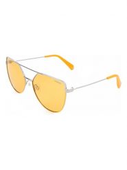 Polaroid Damskie okulary przeciwsłoneczne w kolorze srebrno-pomarańczowym rozmiar: 58. Pomarańczowe okulary przeciwsłoneczne damskie Polaroid. Za 164.95 zł.