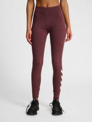 Legginsy wysoki stan z logo dla kobiet Hummel Pulse. Czerwone legginsy damskie Hummel, s, bez wzorów, z bawełny. Za 151.00 zł.