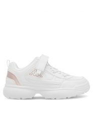Kappa Sneakersy SS24-3CK10 Biały. Białe buty sportowe dziewczęce Kappa, bez wzorów, ze skóry, bez zapięcia. Za 129.99 zł.