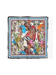 Lucky Bees Chusta ze wzorem - 55 x 55 cm rozmiar: onesize. Chusty damskie Lucky Bees, bez wzorów, z materiału. Za 21.99 zł.