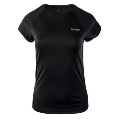 Koszulka damska Hi-Tec Lady Alna - czarna, Rozmiar XL. Czarne koszulki sportowe damskie Hi-tec, xl, bez wzorów, bez ramiączek, do biegania. Za 49.99 zł.
