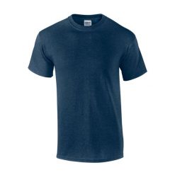 Ultra Bawełniana Koszulka Unisex Dla Dorosłych. Niebieskie bluzki damskie GILDAN, xl, bez wzorów, z bawełny, sportowe, bez kołnierzyka, bez ramiączek. Za 34.99 zł.
