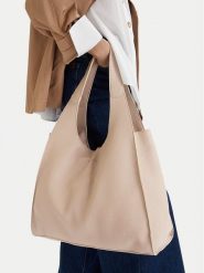 Lasocki Torebka CEO-LSK-L-014-09 Beżowy. Brązowe torebki klasyczne damskie Lasocki, z materiału, bez dodatków. Za 199.99 zł.