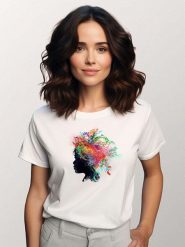 WOOOP Koszulka w kolorze białym rozmiar: M. Białe bluzki damskie Wooop, m, bez wzorów, z bawełny, bez kołnierzyka, bez ramiączek. Za 56.99 zł.