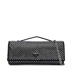 Torebka Guess. Czarne torebki wieczorowe damskie Guess, z aplikacjami, bez dodatków. Za 659.99 zł.