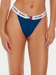 Tommy Hilfiger Figi klasyczne UW0UW05622 Niebieski. Niebieskie figi Tommy Hilfiger, bez wzorów, z bawełny. Za 89.99 zł.