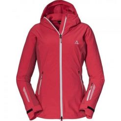 Kurtka damska Schoffel Miara Softshell. Czerwone kurtki sportowe damskie Schöffel, na zimę, l, bez wzorów, z softshellu, bez kaptura. Za 515.00 zł.