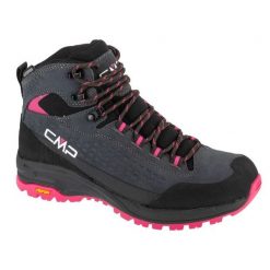 Buty CMP Vertyx Mid Wp 3Q17286-71UT czarne. Czarne obuwie trekkingowe damskie z gumy, bez zapięcia. Za 727.18 zł.