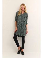 Kaffe Sukienka w kolorze zielonym rozmiar: 34. Zielone sukienki damskie Kaffe, bez wzorów, z wiskozy, bez ramiączek. Za 78.47 zł.