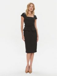 Ted Baker Sukienka koktajlowa Fleuurr 271709 Czarny Slim Fit. Czarne sukienki damskie Ted Baker, bez wzorów, z syntetyku, wizytowe, bez ramiączek. Za 1,169.00 zł.
