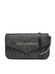 KARL LAGERFELD Torebka A1W32045 Czarny. Czarne torebki wieczorowe damskie KARL LAGERFELD, bez wzorów, ze skóry, bez dodatków. Za 509.99 zł.