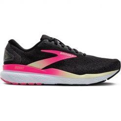 Buty do biegania damskie Brooks Ghost 16 Tumbled. Czarne obuwie sportowe damskie Brooks, z materiału, bez zapięcia, do biegania. Za 829.00 zł.