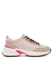 Calvin Klein Sneakersy Hike Runner Mg Nylon Mix YW0YW02075 Szary. Szare obuwie sportowe damskie Calvin Klein, z nylonu, bez zapięcia. Za 339.99 zł.