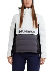 Kurtka narciarska damska Everett Padded Anorak. Białe kurtki damskie FUNDANGO, l, bez wzorów, z poliesteru, bez kaptura. Za 399.00 zł.