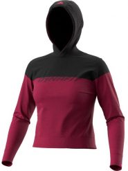 DYNAFIT Bluza funkcyjna "DRIRELEASE" w kolorze fioletowo-czarnym rozmiar: XS. Czarne bluzy damskie Dynafit, xs, bez wzorów, z materiału, z kapturem. Za 149.31 zł.