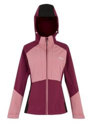 Regatta Kurtka softshellowa "Desoto" w kolorze jagodowo-jasnoróżowym rozmiar: 38. Czerwone kurtki sportowe damskie Regatta, m, bez wzorów, bez kaptura. Za 187.52 zł.