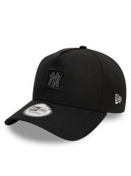 New Era Czapka z daszkiem Metallic Patch Eframe New York Yankees 60595208 Czarny. Czarne czapki z daszkiem damskie New Era, bez wzorów, z bawełny. Za 99.99 zł.