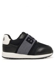BOSS Sneakersy J52822 Czarny. Czarne buty sportowe chłopięce Boss, z materiału, bez zapięcia. Za 559.99 zł.