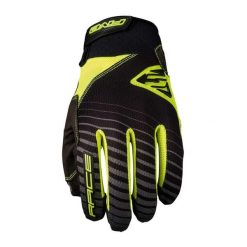 Rękawice RACE - FLUO YELLOW (żółty fluorescencyjny) - XXL/12. Żółte rękawiczki damskie FIVE GLOVES, bez wzorów. Za 117.00 zł.