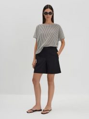 Someday Bluza "Umila" w kolorze biało-czarnym rozmiar: M. Białe bluzy damskie someday., m, bez wzorów, z bawełny, bez kaptura. Za 159.95 zł.