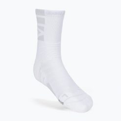 Skarpety treningowe Under Armour Playmaker Crew. Białe skarpetki damskie Under Armour, bez wzorów. Za 39.99 zł.