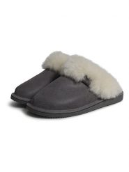 Kaiser Naturfellprodukte Kapcie wełniane "Frida" w kolorze szarym rozmiar: 40. Szare kapcie damskie Kaiser Naturfellprodukte, z wełny. Za 148.26 zł.